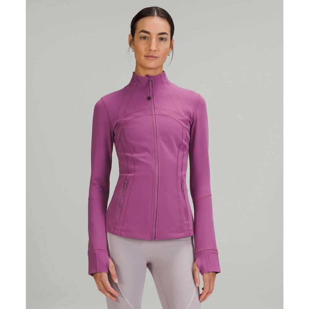 Lululemon Define Jacket *Luon Vintage Plum Athleisure Purple Pink Size 12